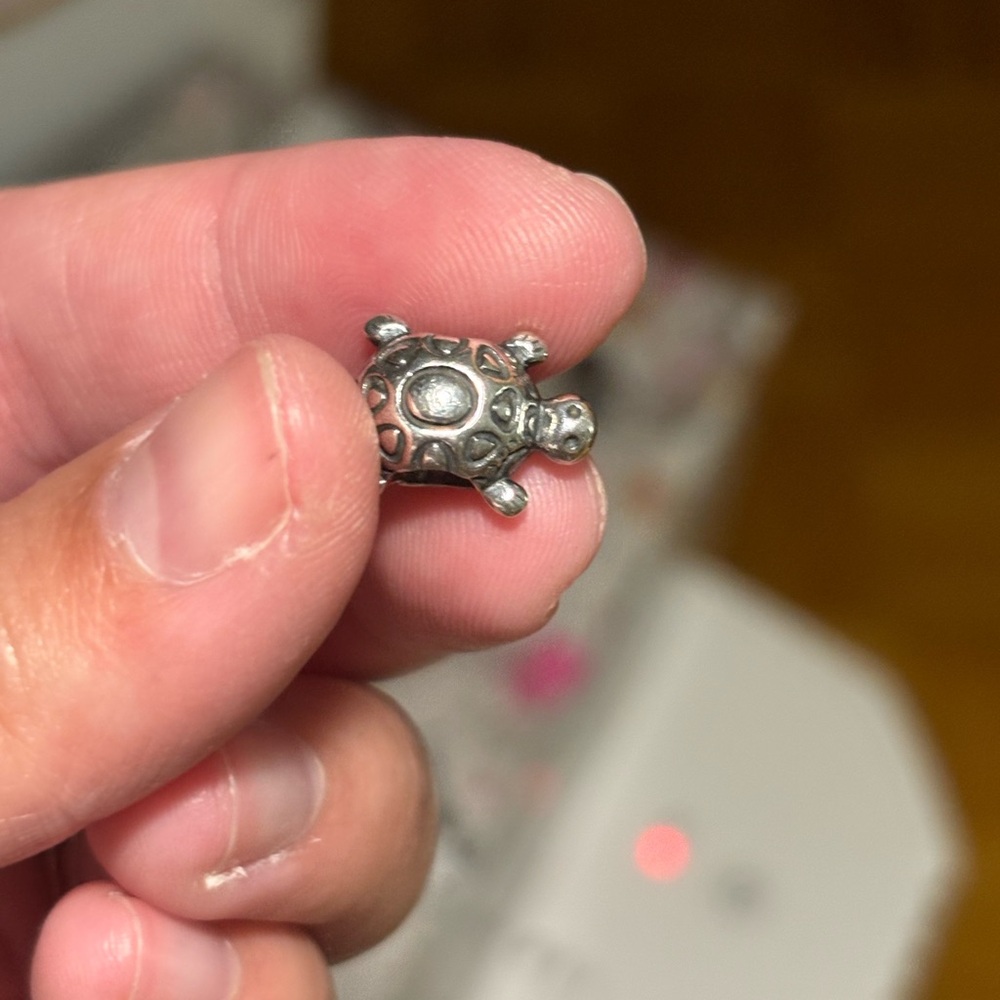 Retired pandora turtle charm